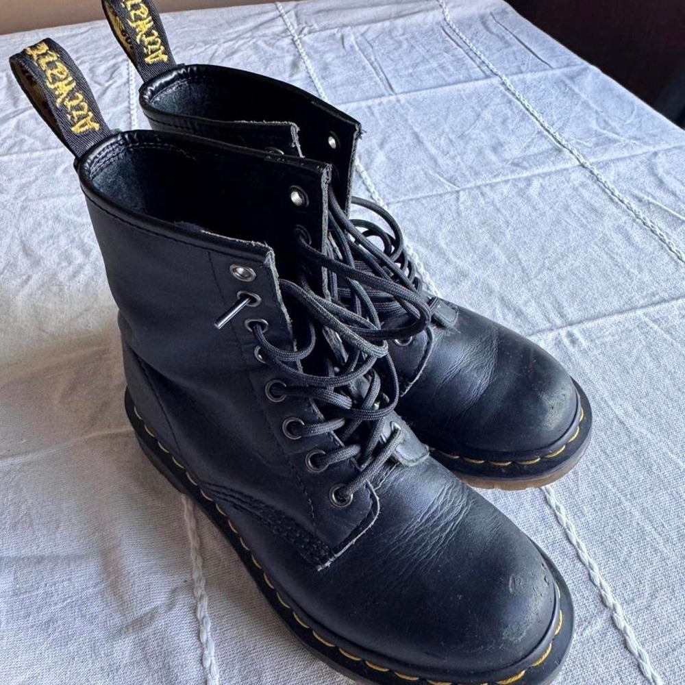 Black Leather Dr. Marten's